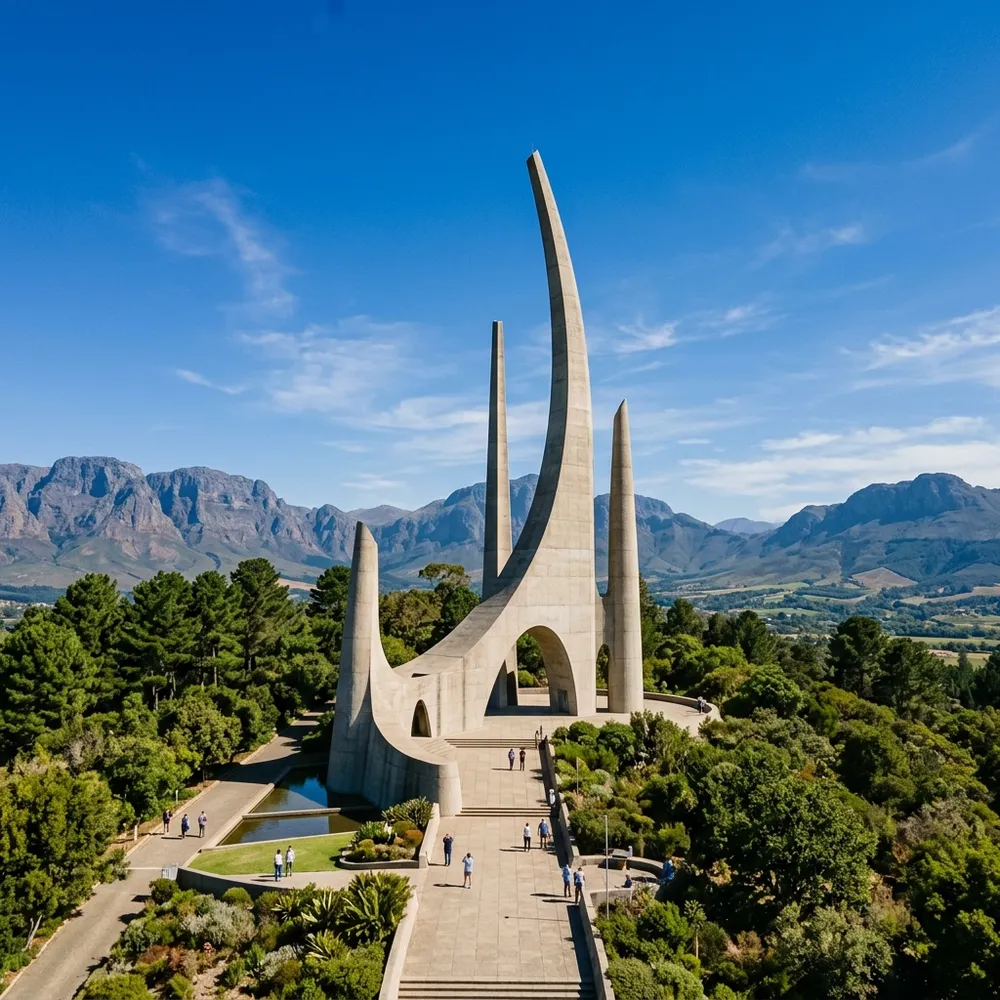 Taal Monument architecture in Paarl